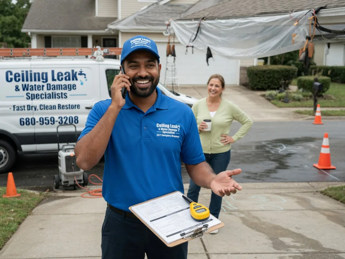 Ceiling Leak Cleanup Harvest, AL FAQs
